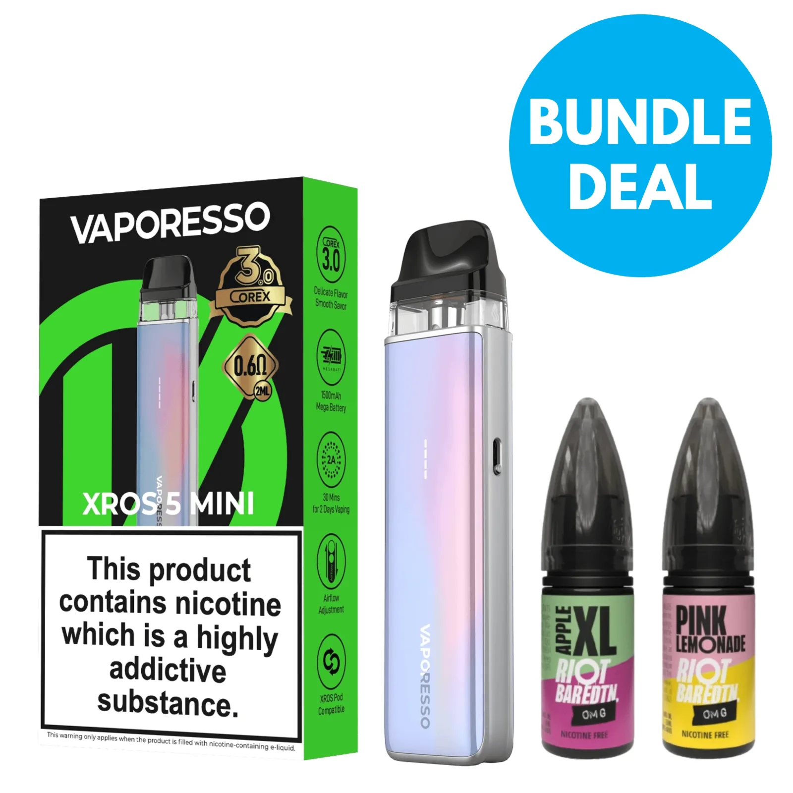 0% No Nicotine Vape Bundle
