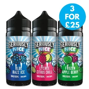 0mg Doozy Vape Co Seriously Nice 100ml Shortfill (70VG/30PG)