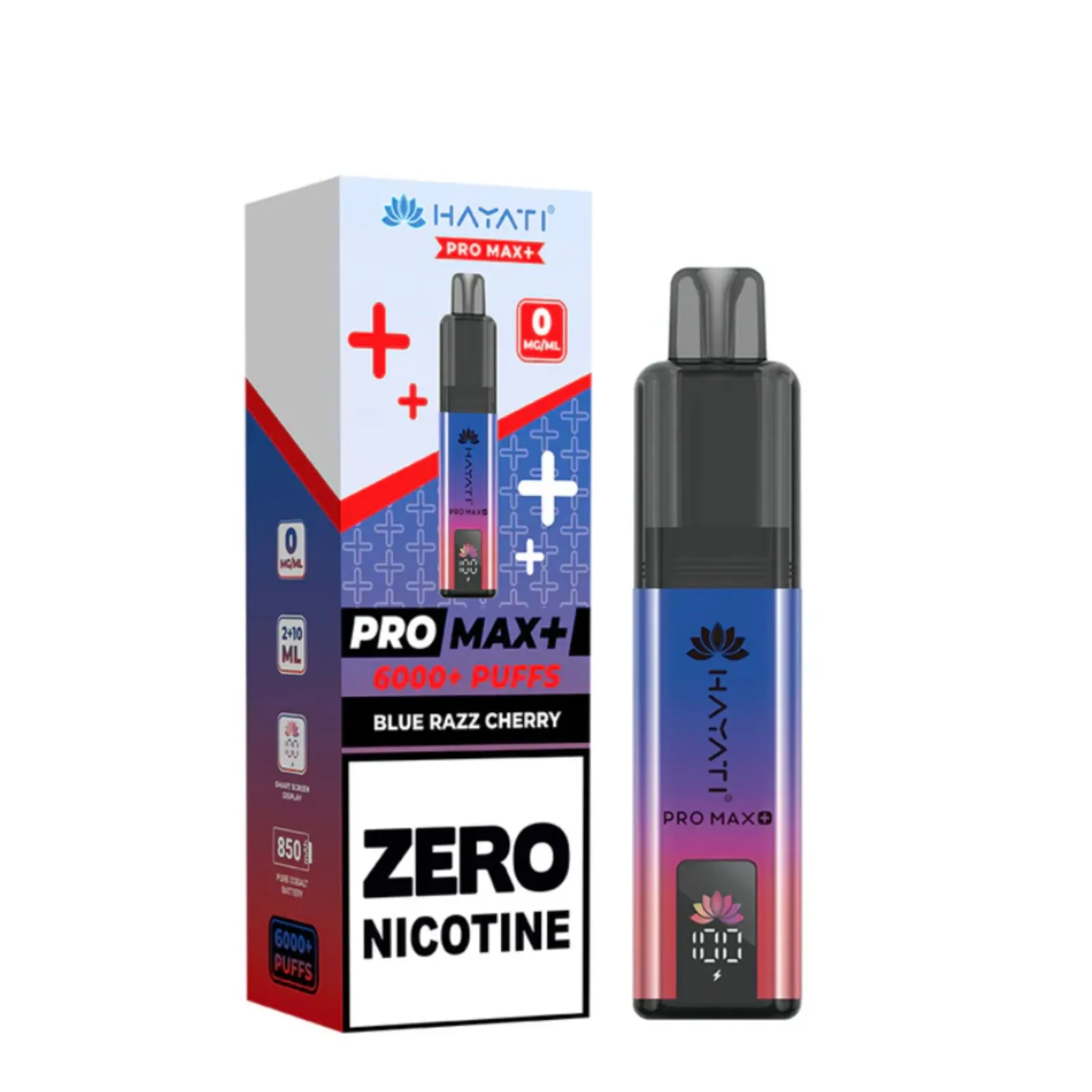 0mg Hayati Pro Max + 6000 Prefilled Pod Kit – Nicotine Free - Image 2