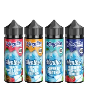 0mg Kingston Menthol 120ml Shortfill (50VG/50PG)