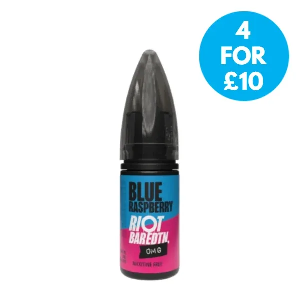 0mg Riot No Nicotine BAR EDTN E-liquid 10ml (50VG/50PG)