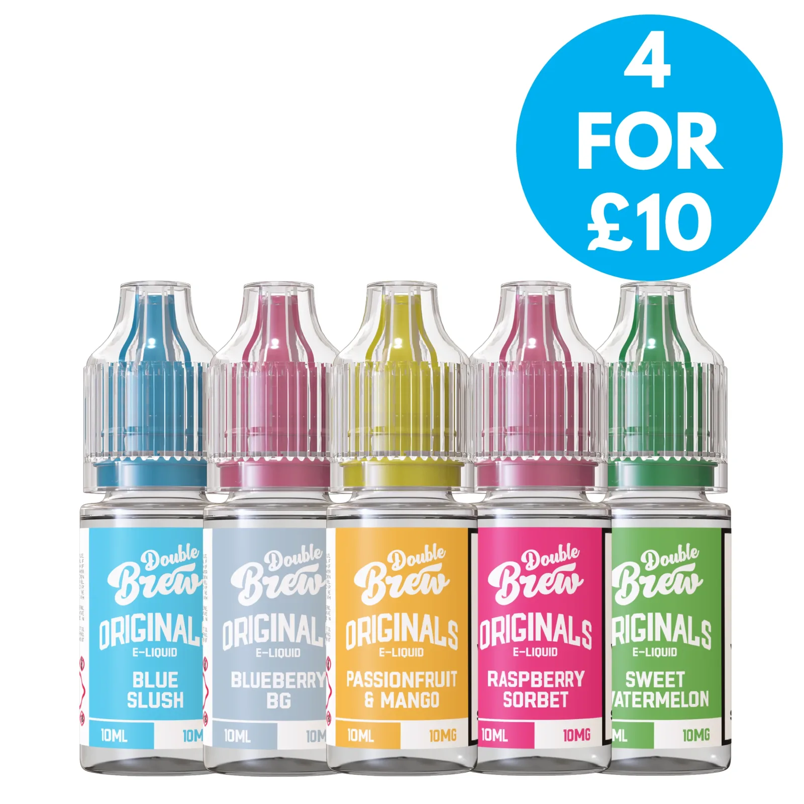 10mg Double Brew Bar Originals 10ml Nic Salt