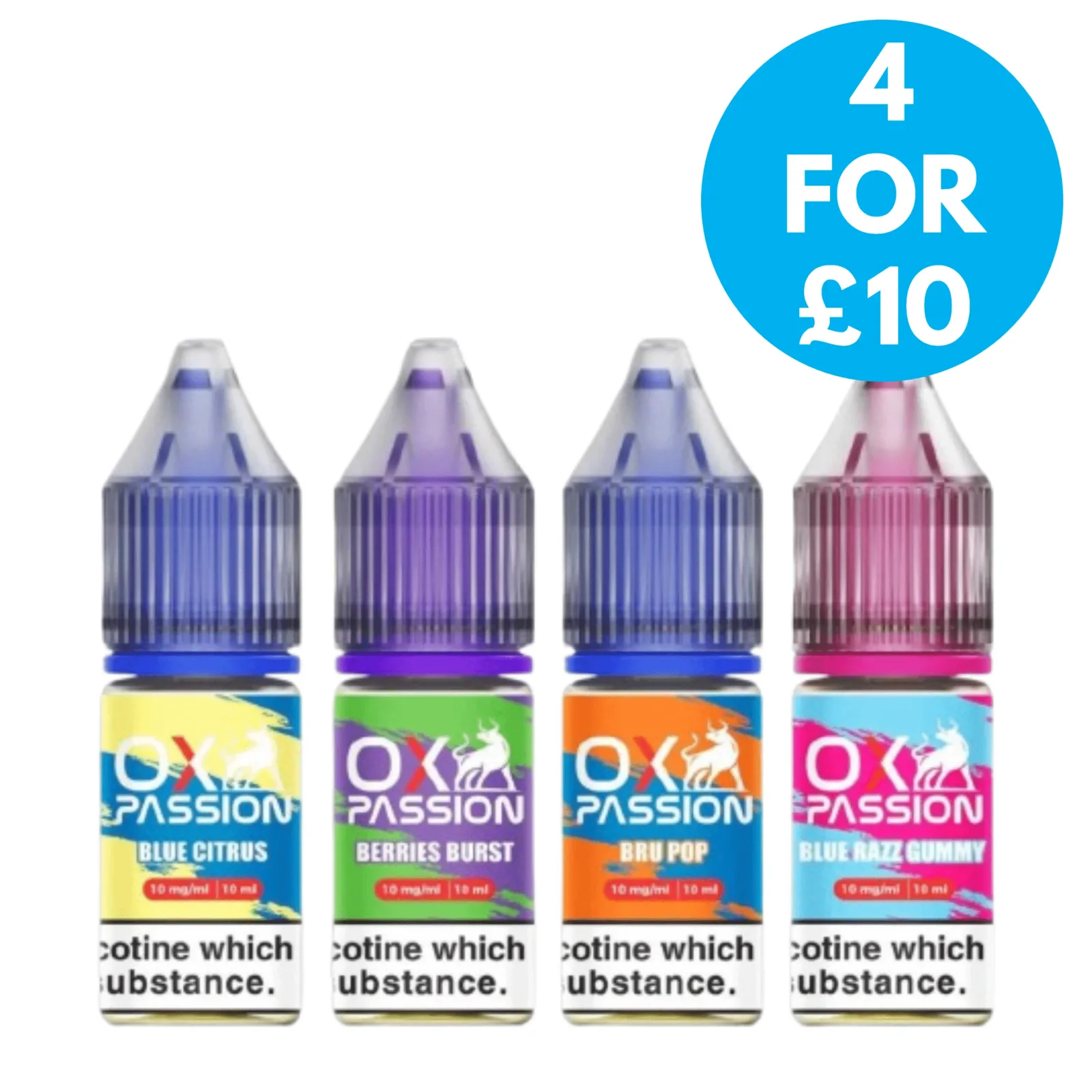 10mg OXVA OX Passion Nic Salts 10ml