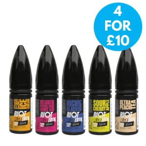10mg Riot Squad Black Edition V2 Nic Salts 10ml (50VG/50PG)