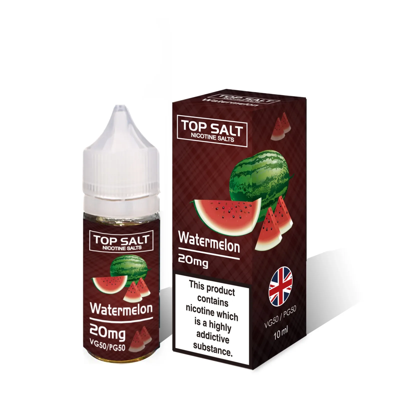 10mg Top Salt Fruit Flavour Nic Salts by A-Steam 10ml (50VG/50PG) - Image 2