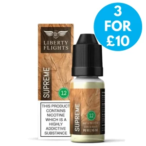 12mg Liberty Flights XO Freebase Nicotine E-liquid 10ml