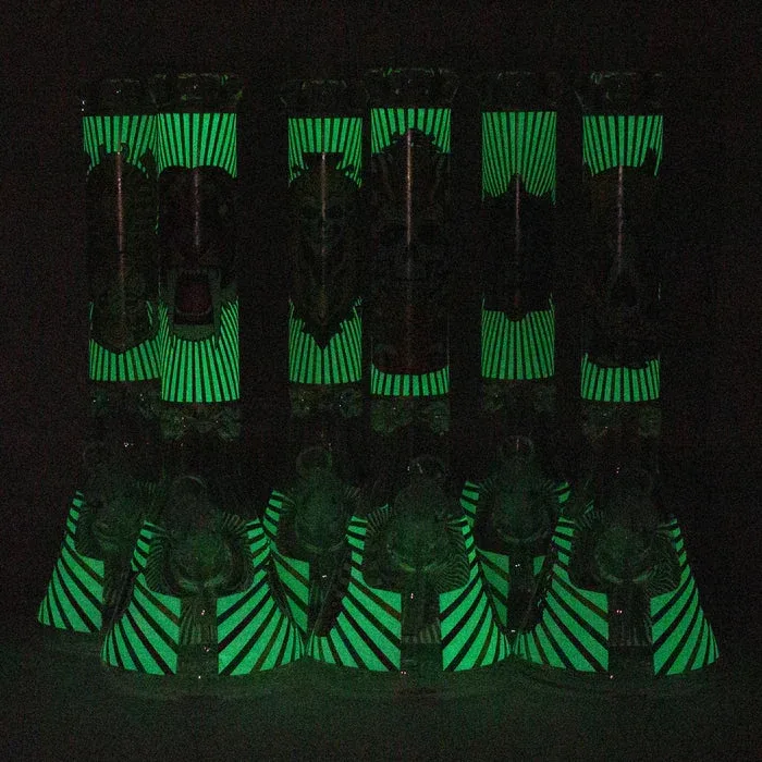16" 9mm Glow in the Dark Water Bong