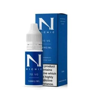18mg Nic Nic Flavourless Vape Juice Nicotine Shot 10ml (70VG/30PG)