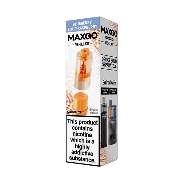 18mg RELX MaxGo 12k and 33k Prefilled Replacement Pod - Image 2