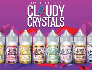 2 x Sample Pack (Lemon Drizzle + Vanilla Mint) (Salt Nic) | Cloudy Crystals Salt Nic | 20ml (2x10ml)