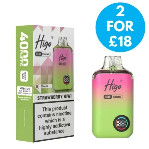 20mg (2%) Higo BB 4k Prefilled Vape Kit