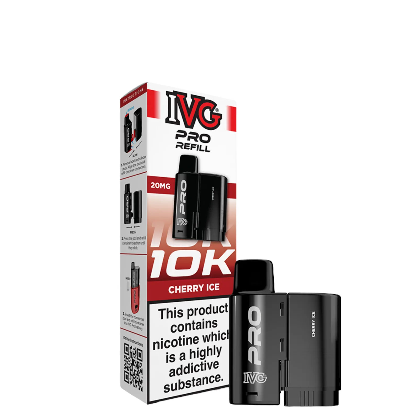 20mg (2%) IVG Pro 12 Refill Packs - Image 2