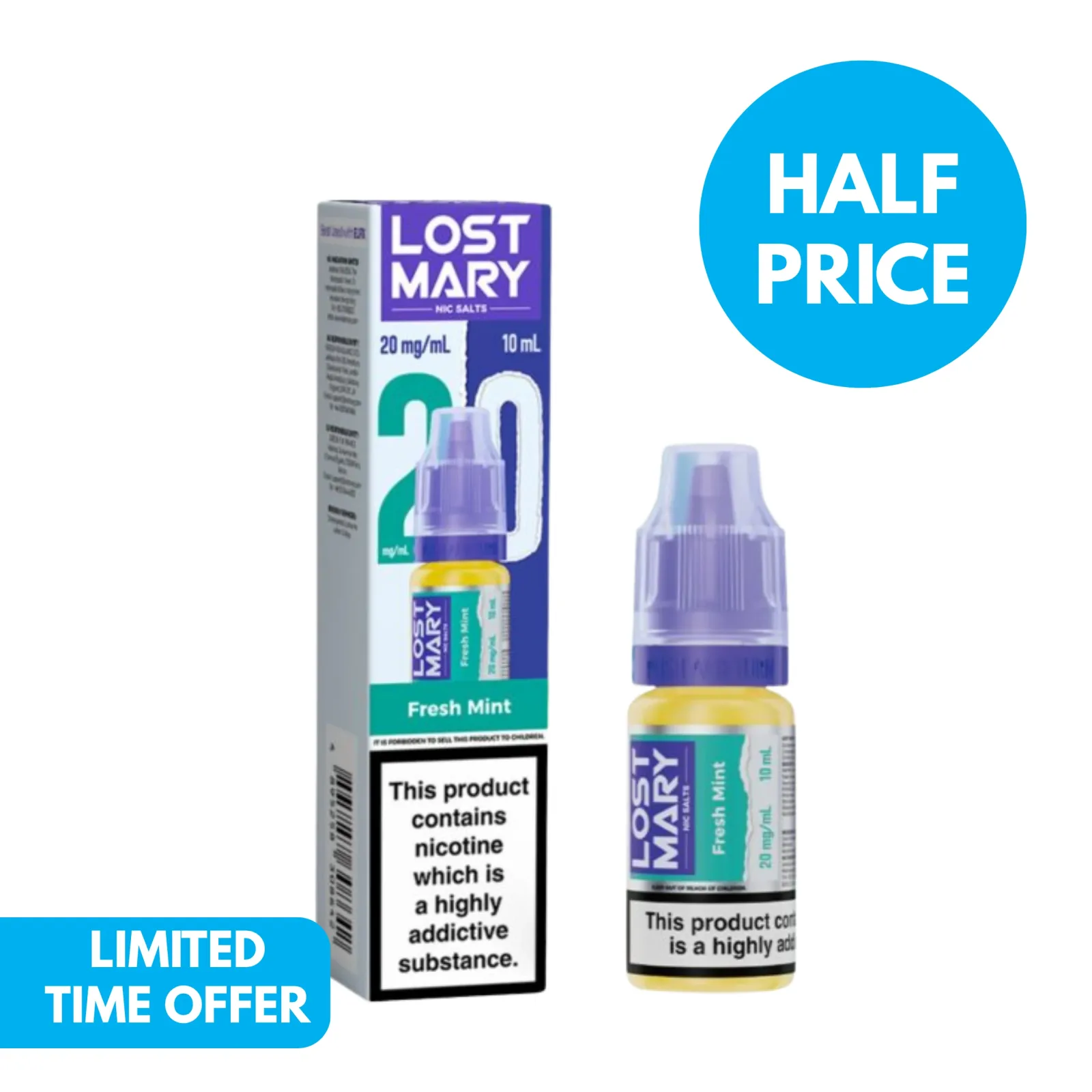20mg (2%) Lost Mary 10ml Nic Salt E-liquid