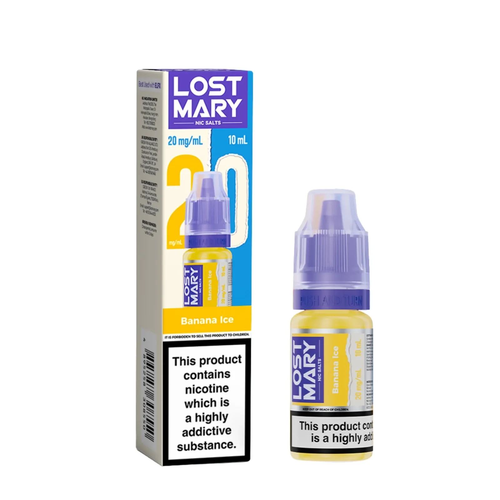 20mg (2%) Lost Mary 10ml Nic Salt E-liquid - Image 2