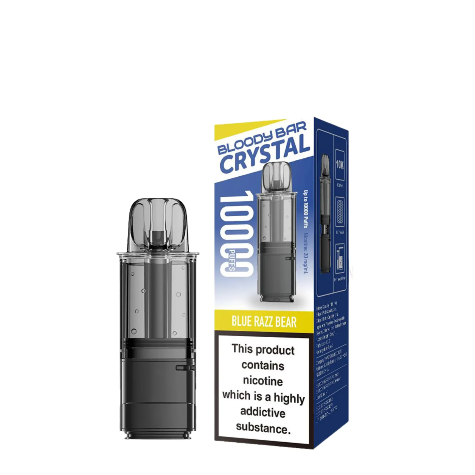 20mg Bloody Mary Bar Crystal 10k Refill Pods - Image 2
