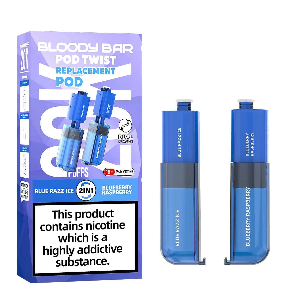 20mg Bloody Mary Bar Twist 20k Prefilled Pods - Image 2