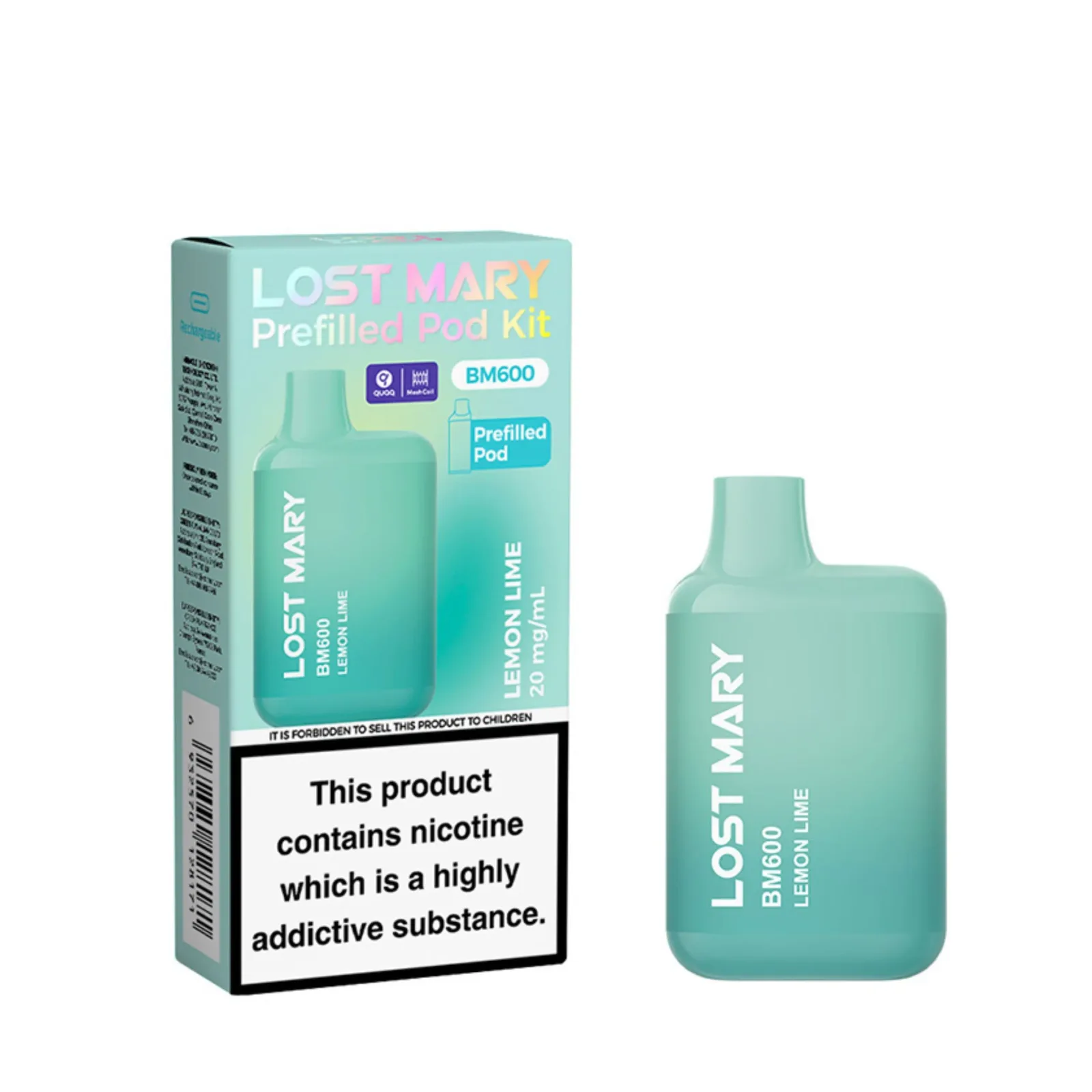 20mg Lost Mary BM600 Vape 600 Puffs - Image 2