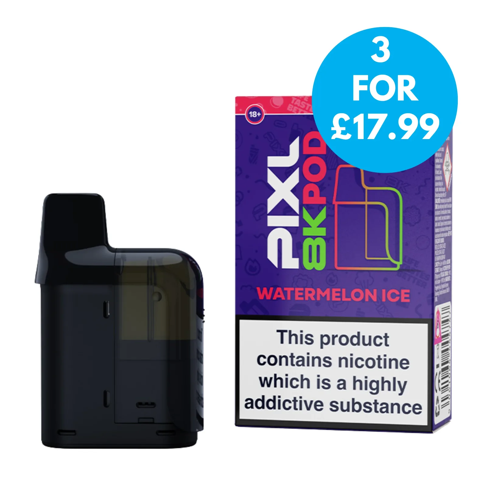 20mg PIXL 8000 Prefilled Refill Pods