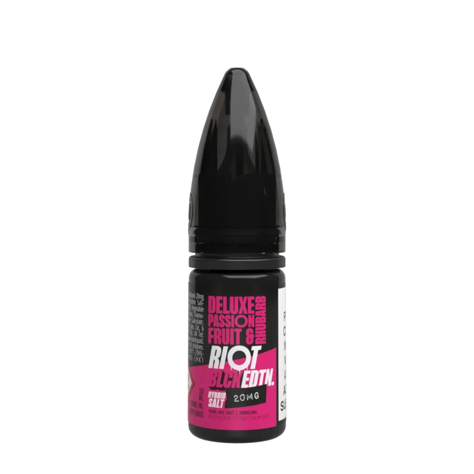 20mg Riot Squad Black Edition V2 Nic Salts 10ml (50VG/50PG) - Image 2