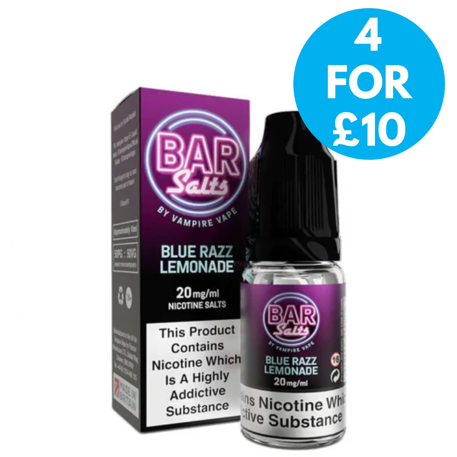 20mg Vampire Vape Bar Nic Salts (50VG/50PG)