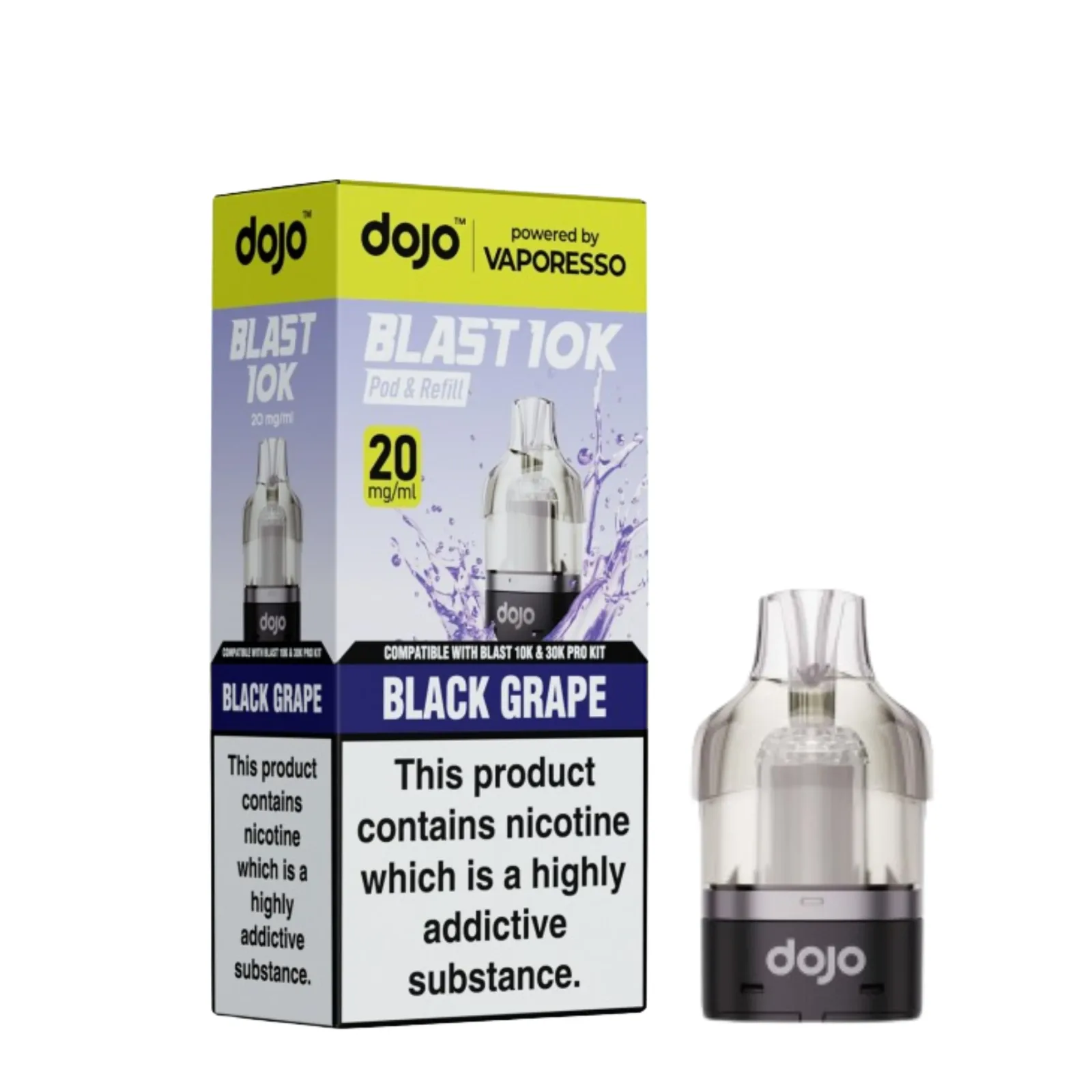 20mg Vaporesso Dojo Blast 10k/Dojo Blast 30k Refill Pack - Image 2