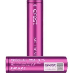 21700 3700mAh 35A Flat Top Battery | Efest (Final closeout)