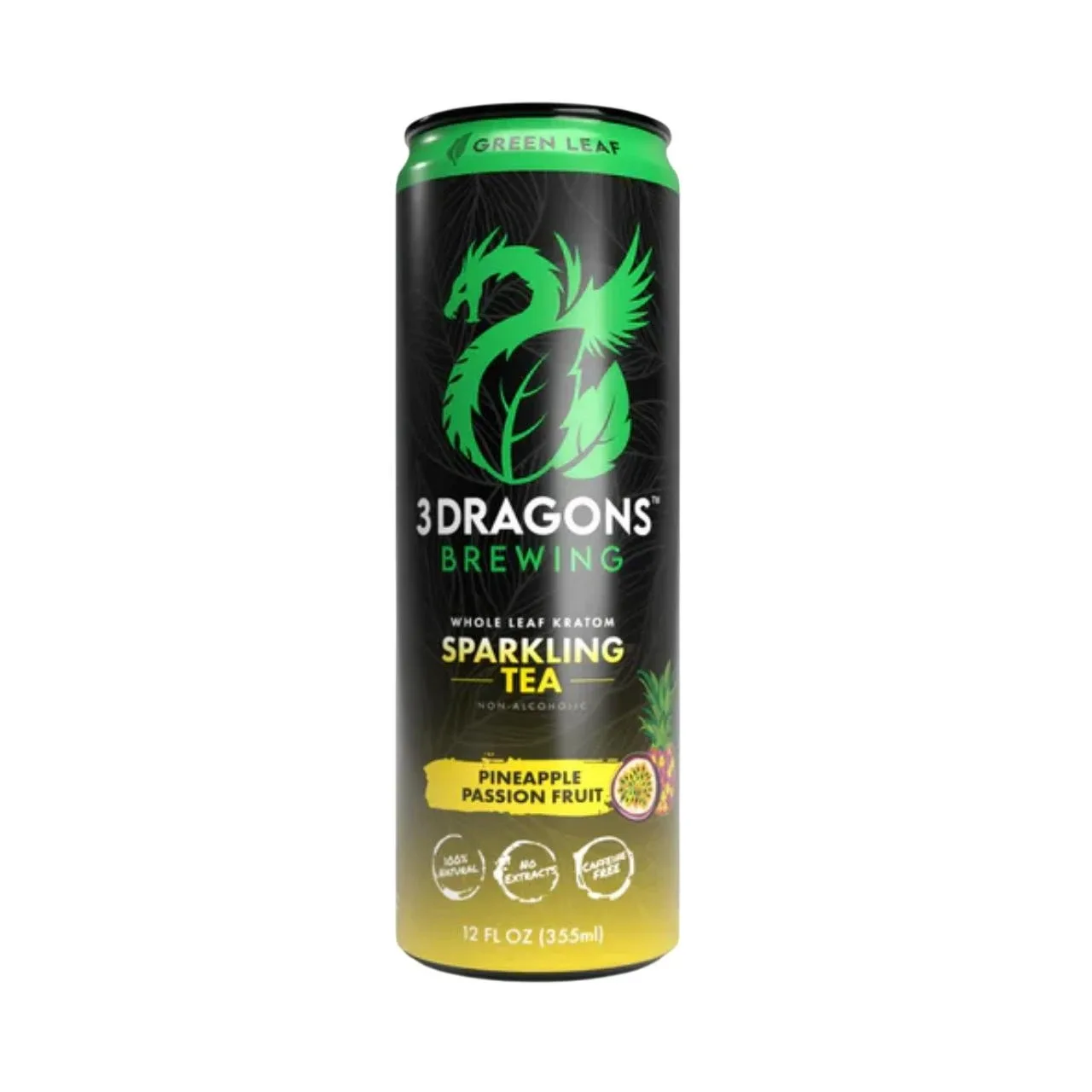 3 Dragons Brewing Kratom Sparkling Green Leaf Tea