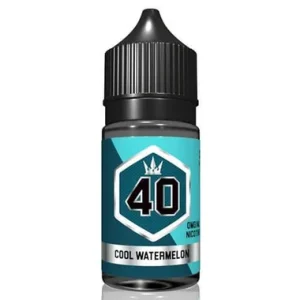 #40 Cool Watermelon | Crown E-Liquid Silver | 30ml