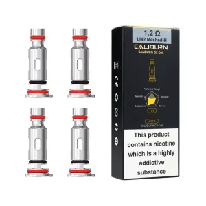 4x Caliburn G 1.20ohm Coils Uwell Caliburn GZ2 Pod System 850mAh - 2ml Pod