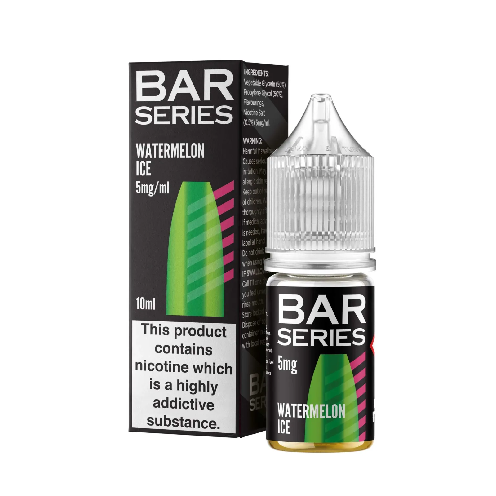 5mg (0.5%) Bar Series Nic Salt 10ml - Image 2
