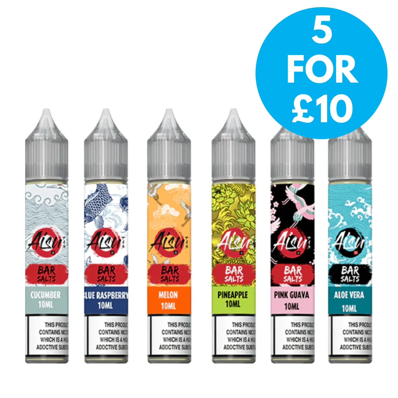 5mg Aisu Bar Nic Salts 10ml (50VG/50PG)