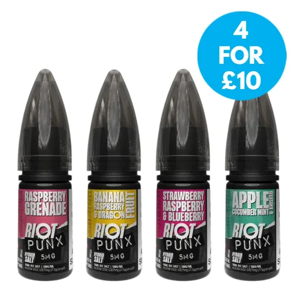 5mg Riot Squad Punx 10ml Nic Salt (50VG/50PG)
