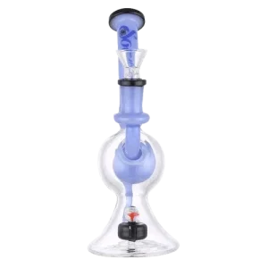 7.5" 5mm Soul Recycler Milk Blue Bong & Dab Rig