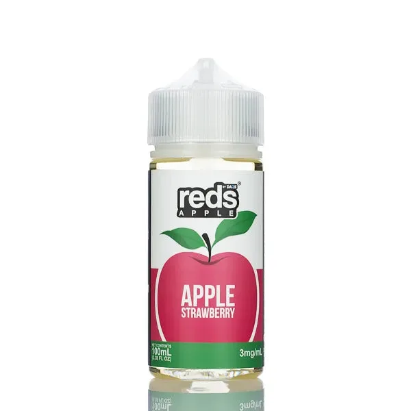 7 Daze – Reds Apple eJuice Strawberry – 100ml - Image 2