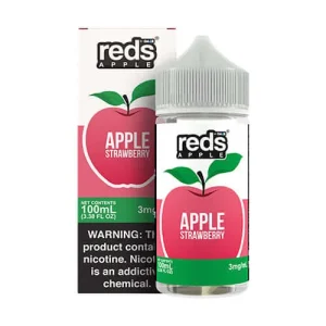 7 Daze Reds Apple Strawberry Vape Juice 100ml