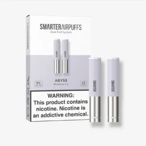 Abyss - Smarter AirPuffs Flavored Nicotine Pods – Blueberry Ice - 2-Pack