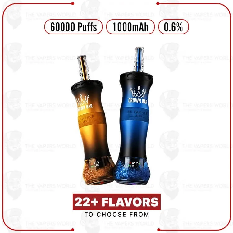 AL Fakher Crown Bar 60K E Hose X Disposable