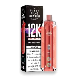 Al Fakher Crown Bar Crystal V2 Disposable | 12K Puffs