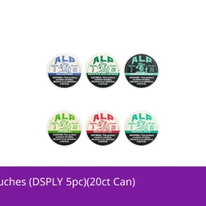 ALP Nicotine Pouches (DSPLY 5pc)(20ct Can)