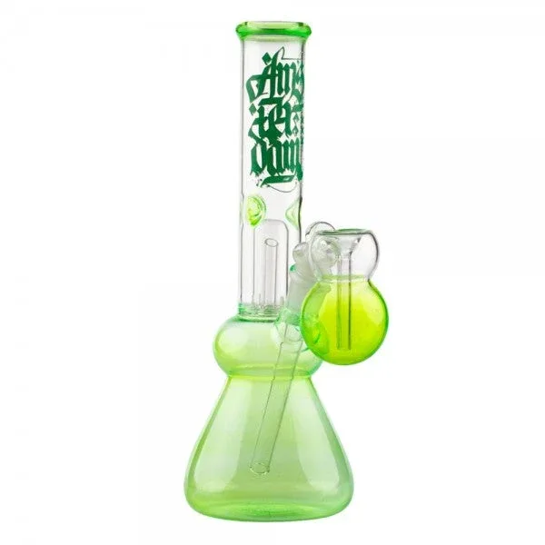 Amsterdam | 12" Black Glass Water Pipe w/ Tree Perc - Image 2