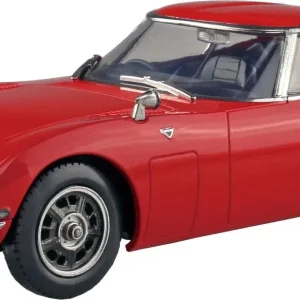 Aoshima 1/32 Toyota 2000GT Solar Red Plastic Model Kit Pre-Colored
