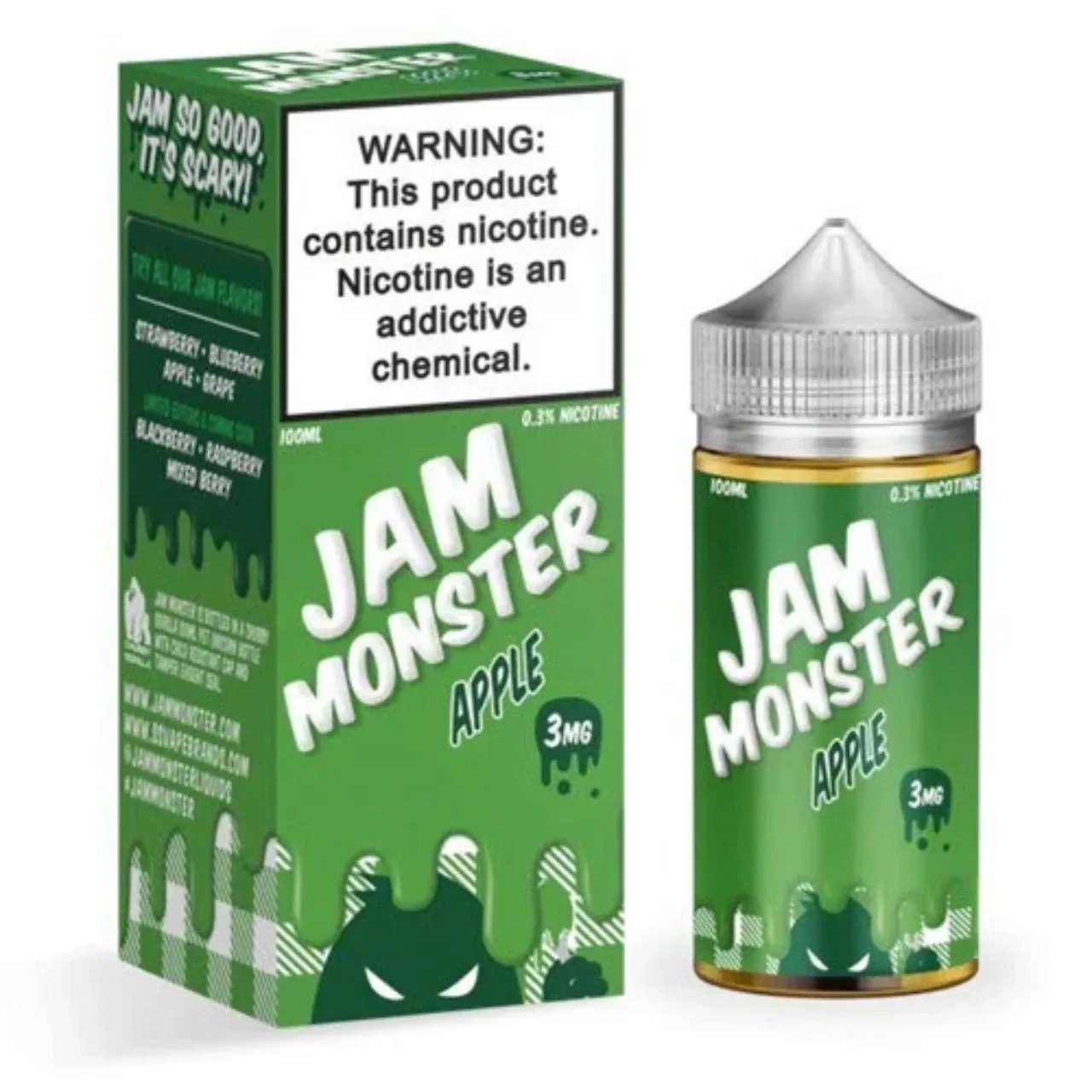 Apple 100ml E-Juice | Jam Monster