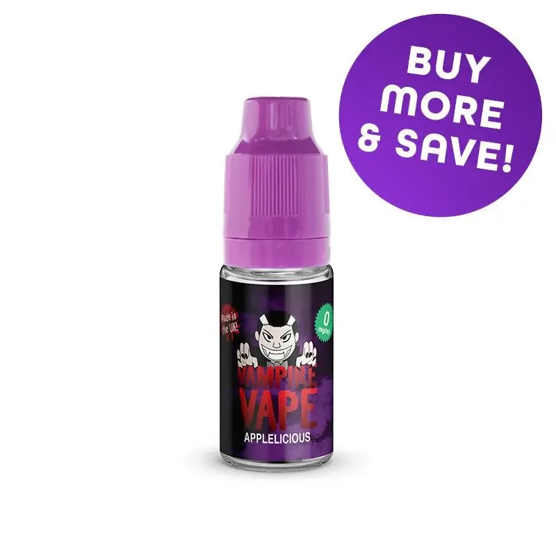 Applelicious Freebase Vape Juice 10ml | Vampire Vape