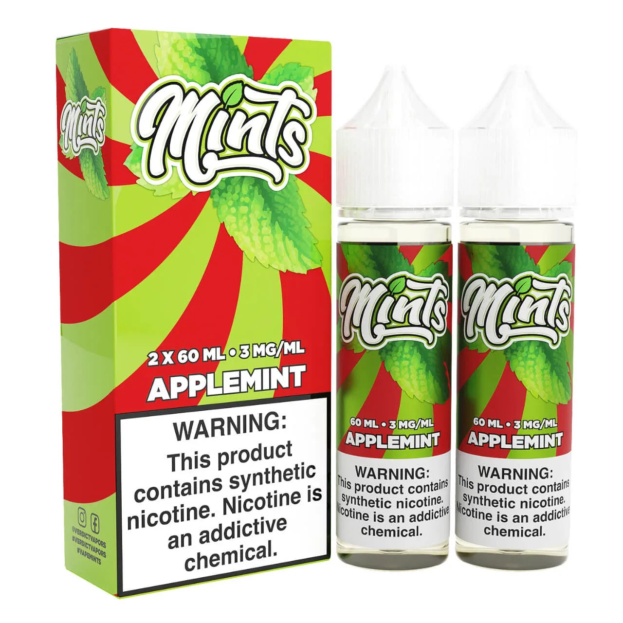 AppleMint 120ml E-Juice | Mints