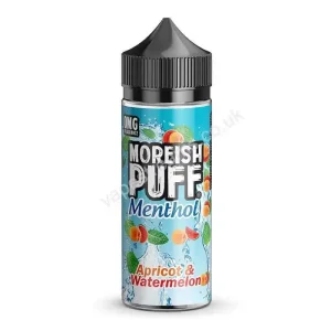 Apricot & Watermelon Menthol E-Liquid Shortfill by Moreish Puff