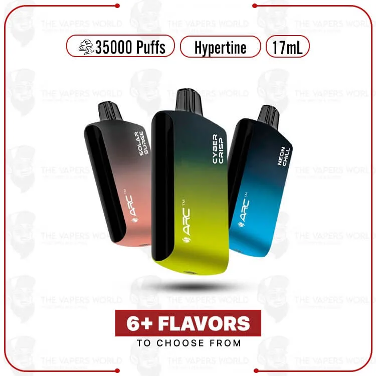 Arc Hypertine 35K Zero Nicotine Disposable Vape