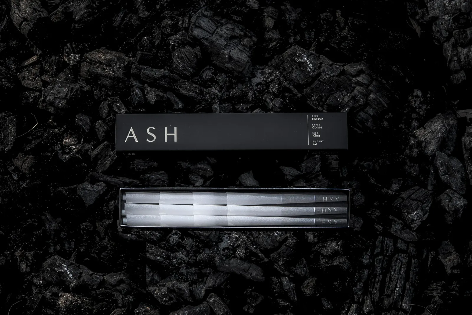 ASH Pre-Rolled Cones | Classic | 32 Count | Box - Image 2
