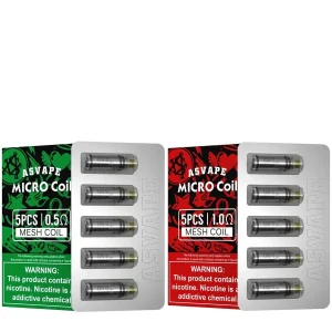 Asvape Micro Replacement Coils | .5 Ohms / 1.0 Ohms