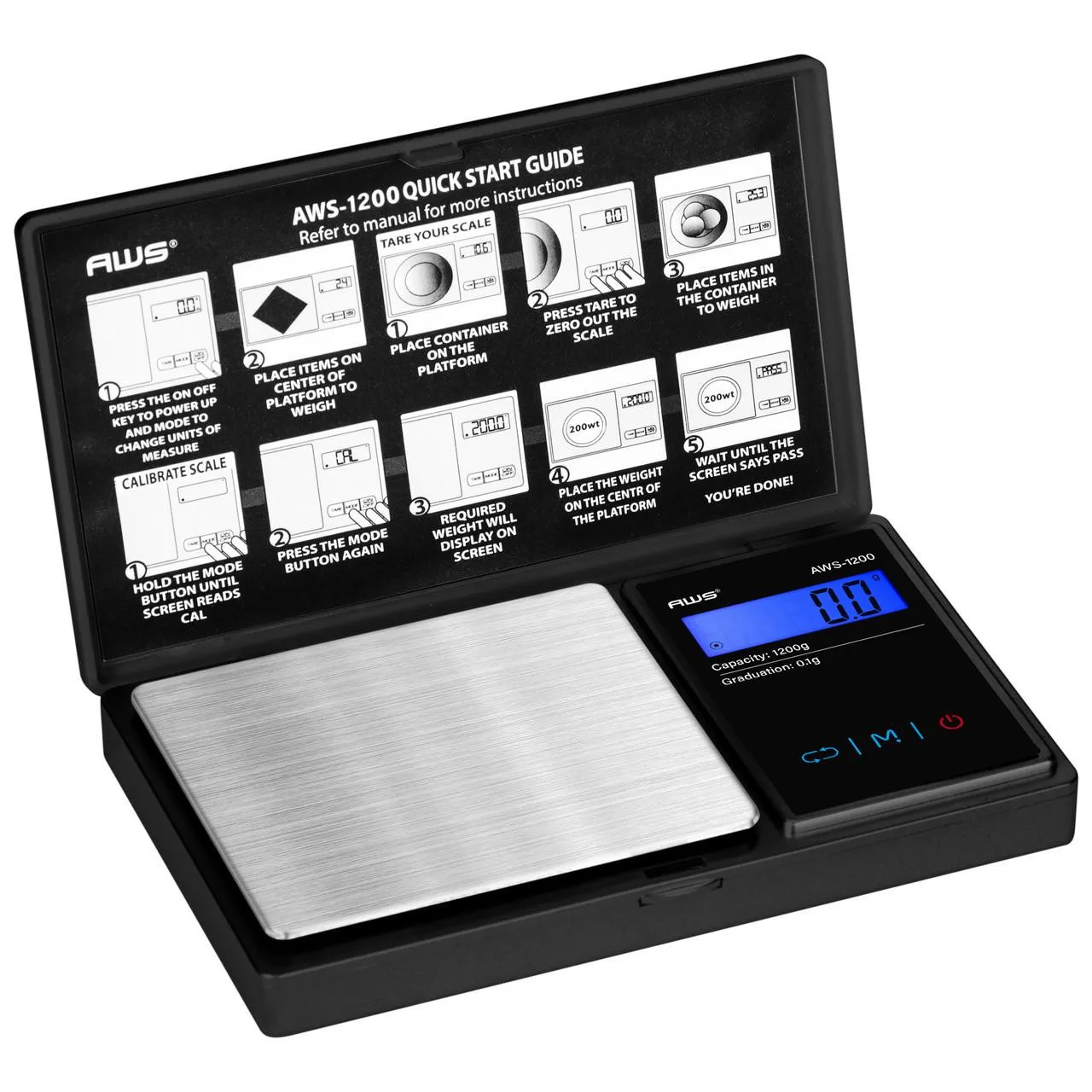 AWS ACP 1200G X 0.1G - BLACK