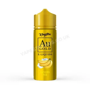 Banana Ice E-Liquid Shortfill By Kingston Au Gold